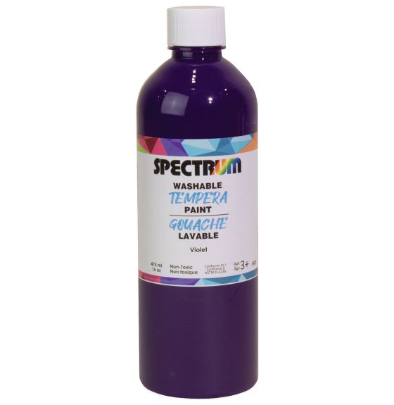 Gouache lavable Spectrum, 473 ml (16 oz) - Violet