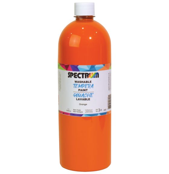 Gouache lavable Spectrum, 1 L (34 oz) - Orange