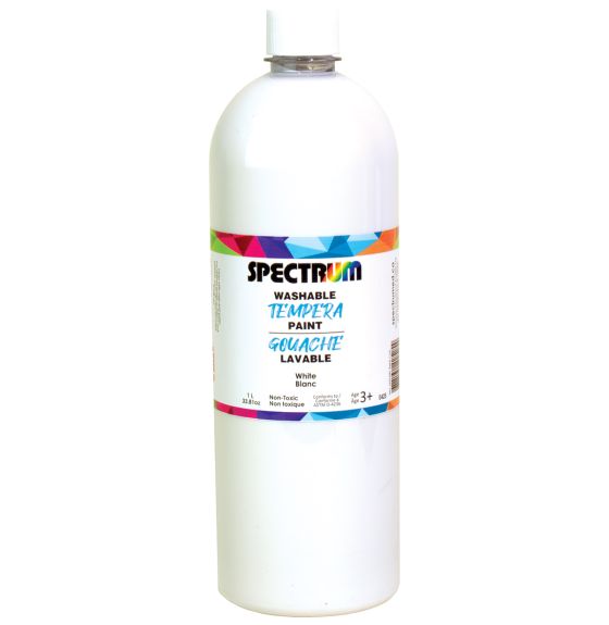 Gouache lavable Spectrum, 1 L (34 oz) - Blanc