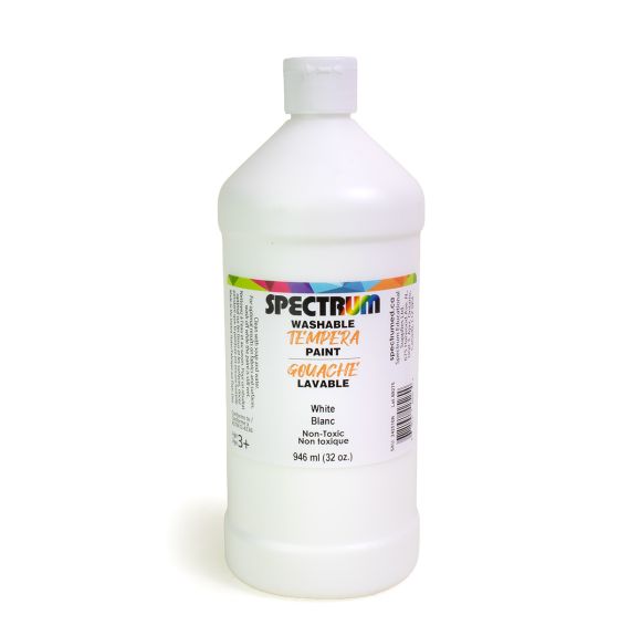 Gouache lavable Spectrum, 946 mL (32 oz) - Blanc