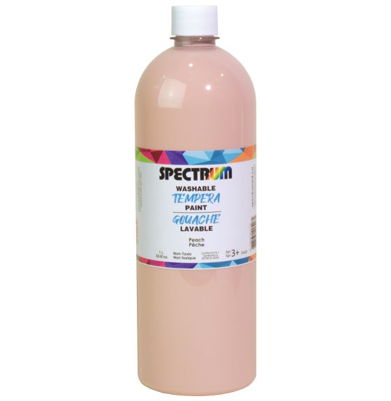 Gouache lavable Spectrum, 1 L (34 oz) - Pêche