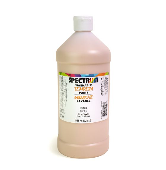 Gouache lavable Spectrum, 1 L (34 oz) - Pêche