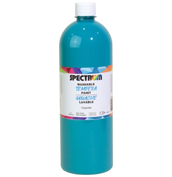Gouache lavable Spectrum, 1 L (34 oz) - Turquoise