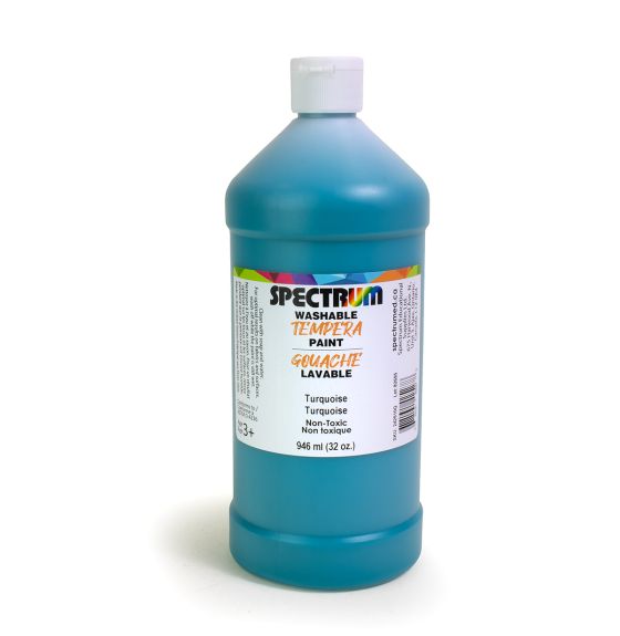 Gouache lavable Spectrum, 946 mL (32 oz) - Turquoise