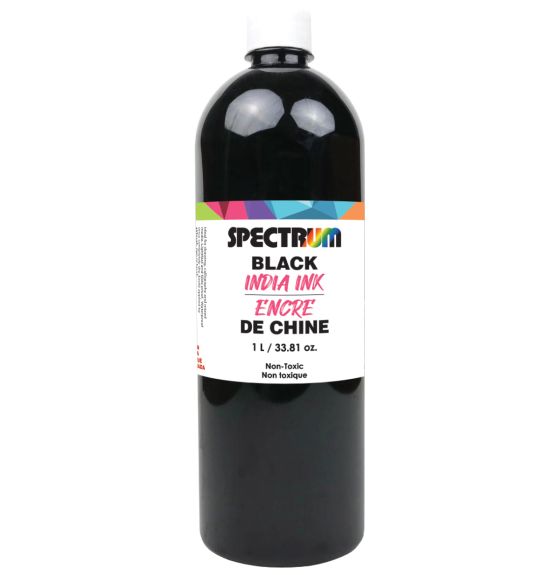 Spectrum Black India Ink - 1 L (34 oz)