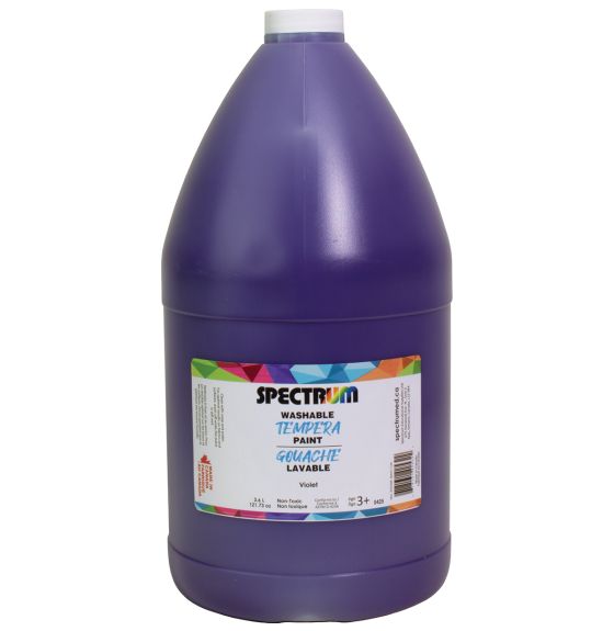 Gouache lavable Spectrum, 3,6 L (122 oz) - Violet