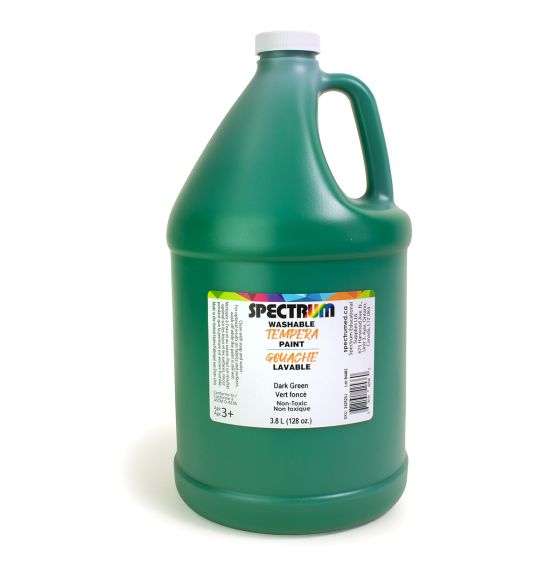 Gouache lavable Spectrum, 3,8 L (128 oz) - Vert foncé