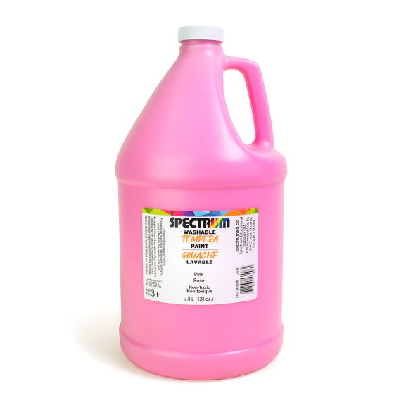Gouache lavable Spectrum, 3,8 L (128 oz) - Rose