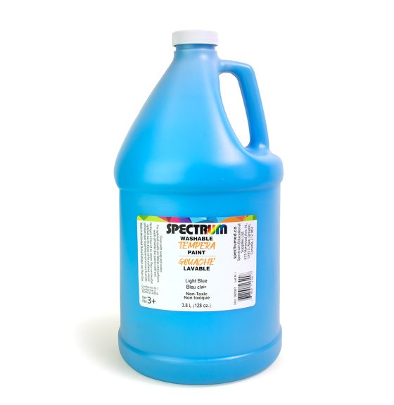 Gouache lavable Spectrum, 3,8 L (128 oz) - Bleu clair