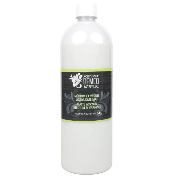 Demco Acrylic Medium & Varnish - Matte - 1 L