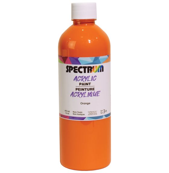 Peinture acrylique Spectrum, 473 mL (16 oz) - Orange