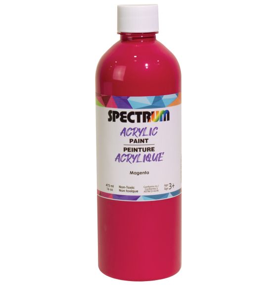 Spectrum Acrylic Paint - 473 mL (16 oz) - Magenta