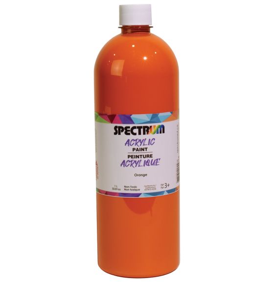 Peinture acrylique Spectrum, 1 L (34 oz) - Orange