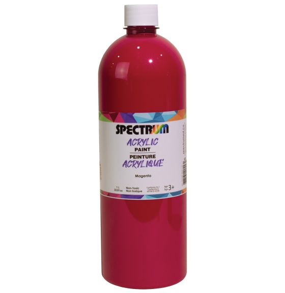 Peinture acrylique Spectrum, 1 L (34 oz) - Magenta