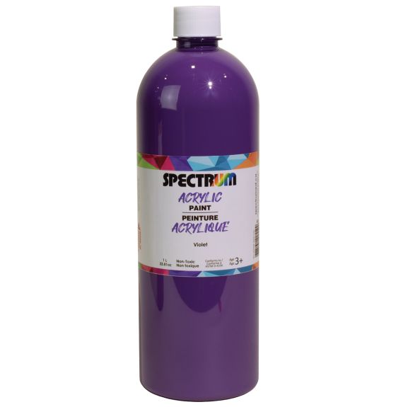 Spectrum Acrylic Paint - 1 L (34 oz) - Violet