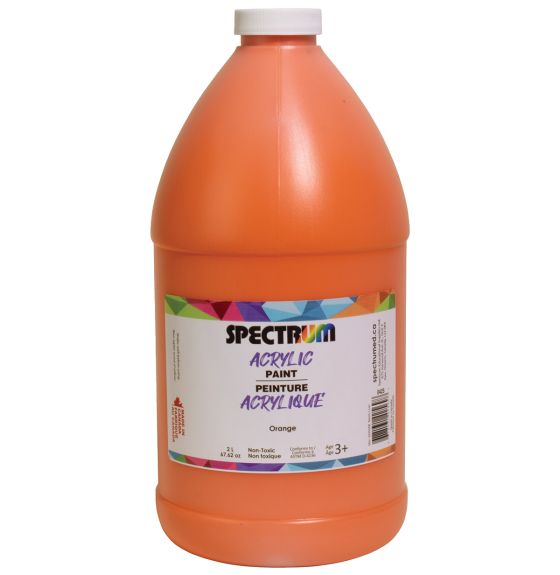 Peinture acrylique Spectrum, 2 L (68 oz) - Orange