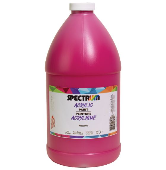 Spectrum Acrylic Paint - 2 L (68 oz) - Magenta
