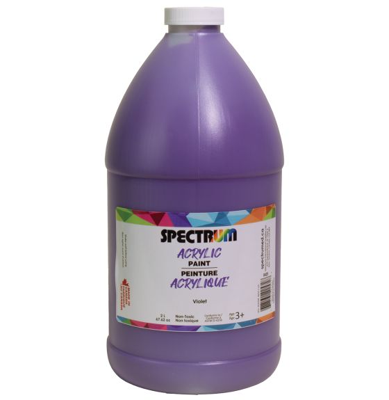 Peinture acrylique Spectrum, 2 L (68 oz) - Violet