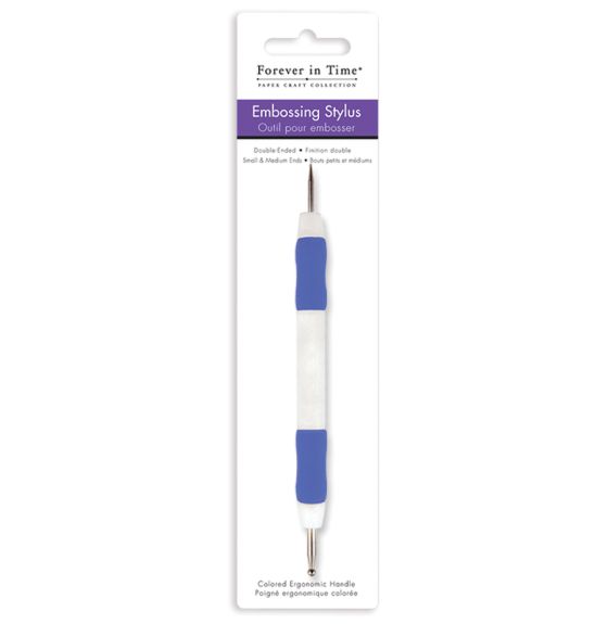 Embossing Stylus With Double-Ended Ball Points