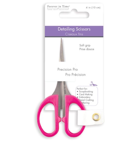 4" Precision-Pro Detailing Scissor With Soft Grip