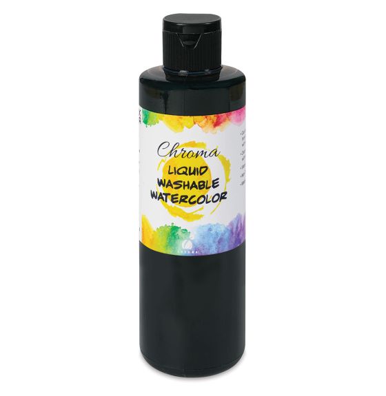 Aquarelle liquide lavable Chroma, bouteille de 250 ml (8,4 oz) - Bleu-vert