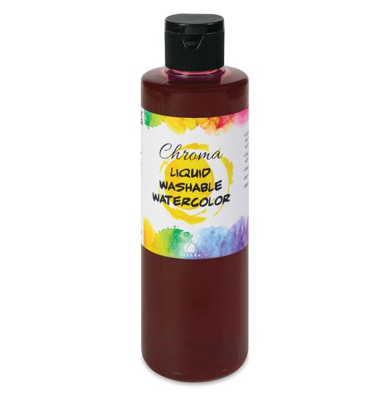 Aquarelle liquide lavable Chroma, bouteille de 250 ml (8,4 oz) - Corail