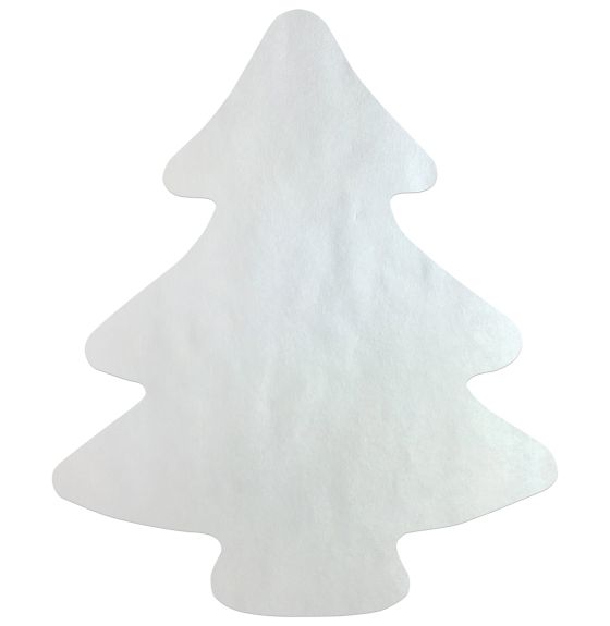 Formes de papier diffuseur de couleurs Roylco®, 18 cm x 10 cm - Arbres sempervirents - Paquet de 50