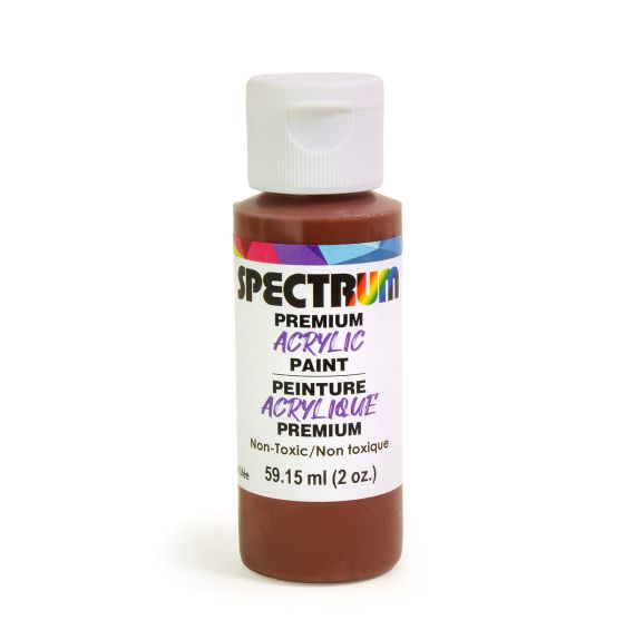 Spectrum Premium Acrylic Paint - 59.15 mL (2 oz) - Burnt Sienna