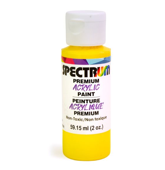 Peinture acrylique Spectrum Premium, 59,15 ml (2 oz) - Jaune de chrome
