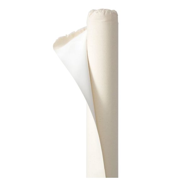 100% Cotton Canvas Roll - Triple Primed In Acrylic (8 oz / 380 gsm)