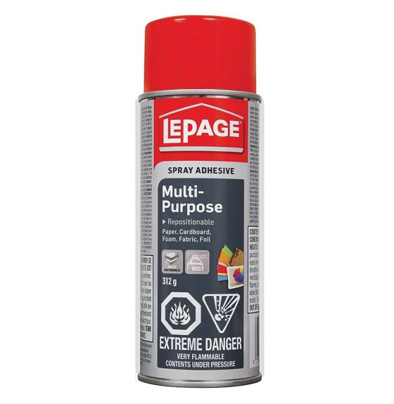 LePage&reg; Multi-Purpose Spray Adhesive