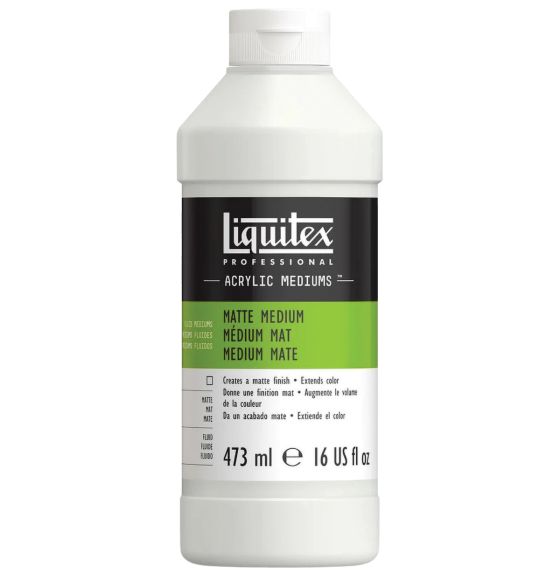 Médium acrylique mat professionnel Liquitex® - 473 ml (16 oz)