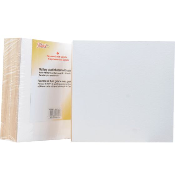 Panneau apprêté au gesso avec cadre d'exposition en bois de 4,1 cm - 40,6 cm x 50,8 cm (16" X 20")