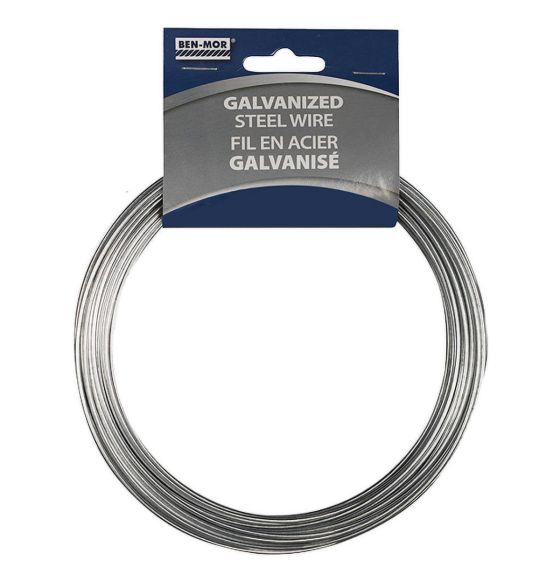 Ben-Mor® Galvanized Steel Wire - 30 m - 18 Gauge (1.2 mm)