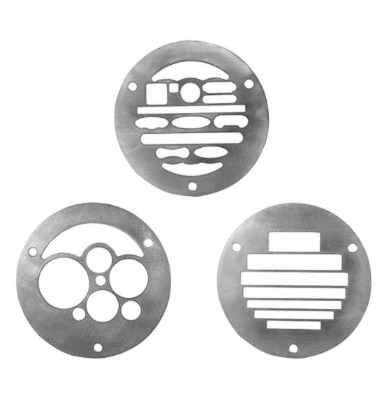 Shimpo Pugmill NRA-04 S/C Die Set of 3