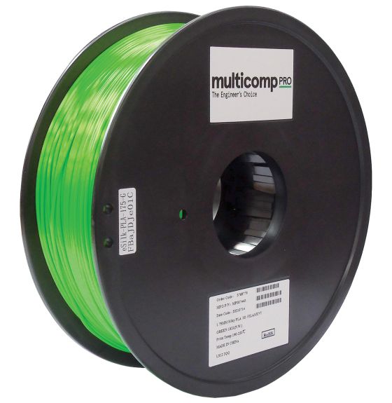 ilament PLA pour imprimante 3D (1,75 mm dia.), 1,0 kg - Vert soie