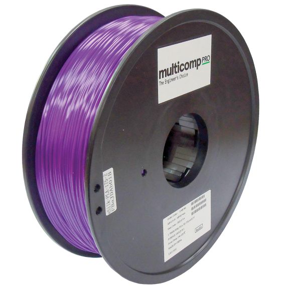 3D Printer Filament  - 1.75 mm Diameter - PLA 1 kg - Silk Purple
