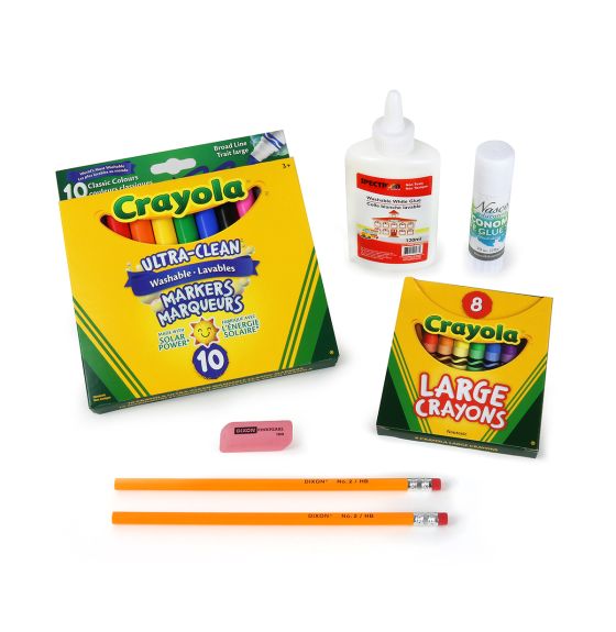 Trousse de base pour la maternelle
