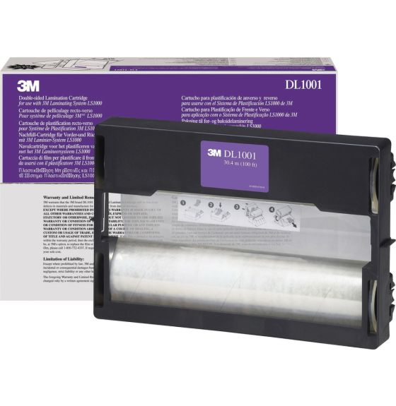 3M Cool Laminating DL1001 Cartridge Refill - For LS1000 Laminator