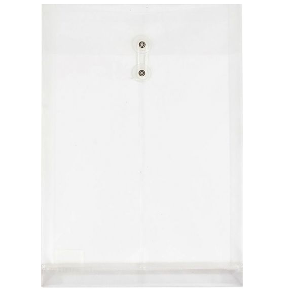 Enveloppe en vinyle translucide - Grand format - Clair