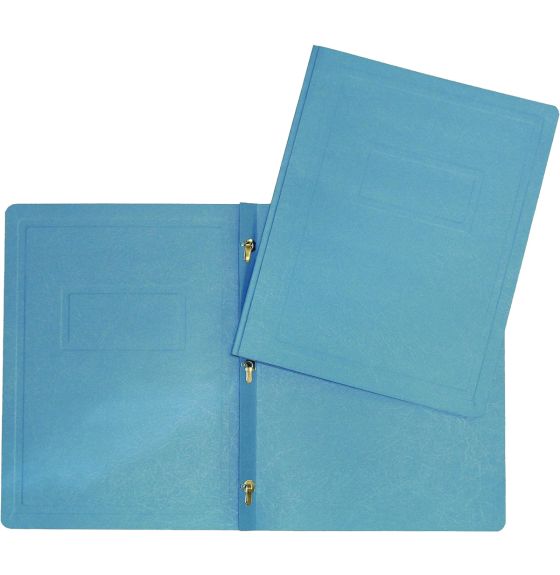 Reliure à attaches Hilroy - Format lettre - Bleu clair