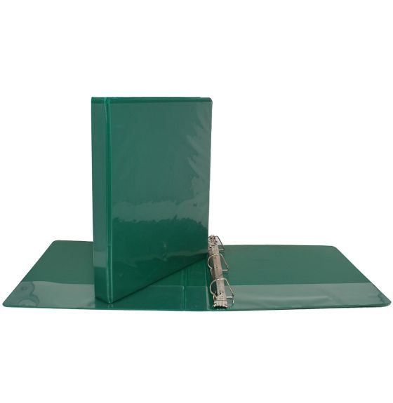 Cartable à anneaux en D, format lettre, 2,54 cm (1") - Vert