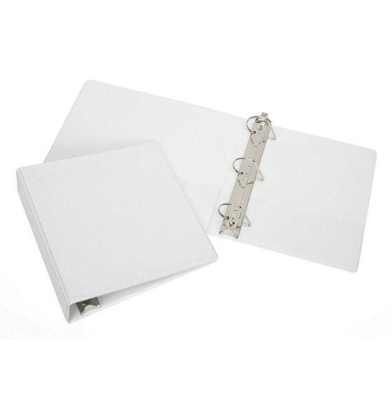 D-Ring Binger - 1.5" - White