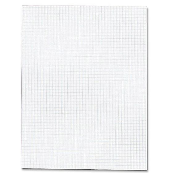 Tablette à calcul Hilroy, papier quadrillé (graphique) - Paquet de 5