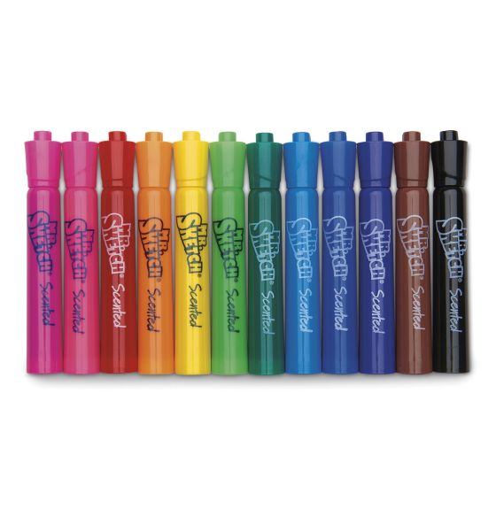 Marqueurs aquarelle parfumés Mr. Sketch® - Ensemble de 12