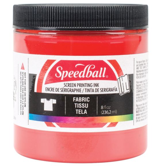 Encre à base d’eau Speedball® pour la sérigraphie sur tissu - 236 ml (8 oz) - Rouge