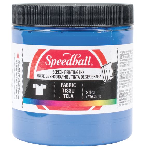 Encre à base d’eau Speedball® pour la sérigraphie sur tissu - 236 ml (8 oz) - Bleu
