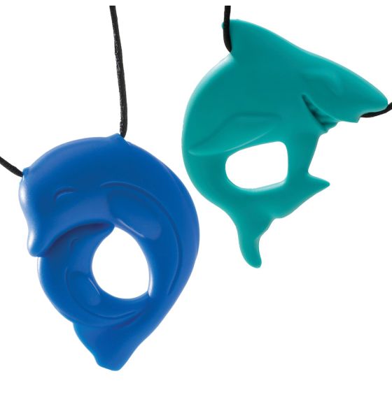 Shark & Dolphin Chewy Necklace Set