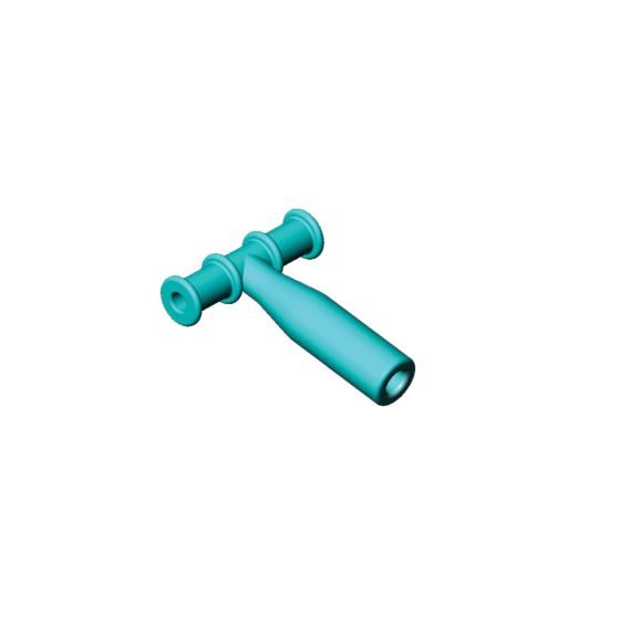 Tube à mâcher (Bleu)
