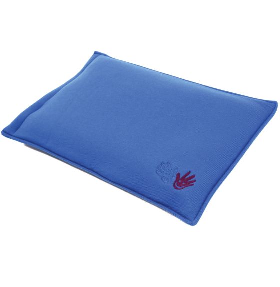Housse pour coussins lestés pour cuisses – Bleu, grand